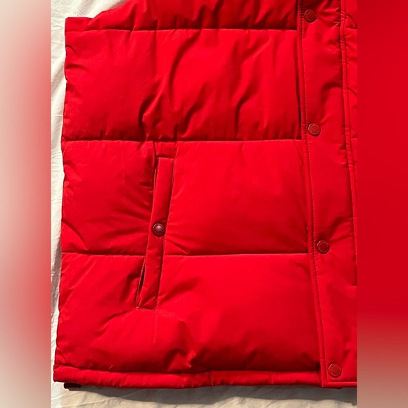 BCBGeneration Women’s XXL Feather Free Red Puffer Vest Like New - Picture 7 of 16